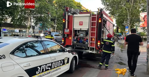 On Bakhtrioni Street, a truck hit an 80-year-old man, the pedestrian died on the spot – footage from the scene