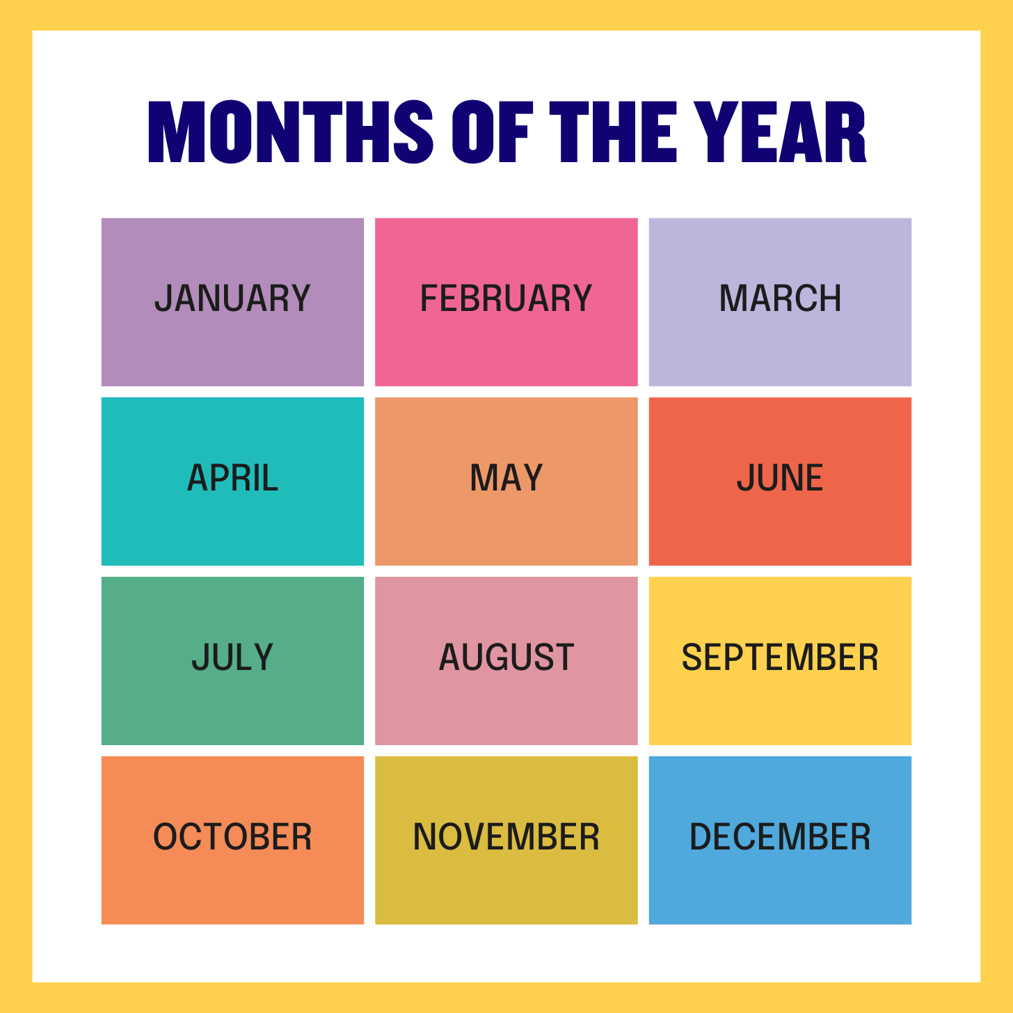 Your birth month can tell you a lot about your personality. Choose yours!